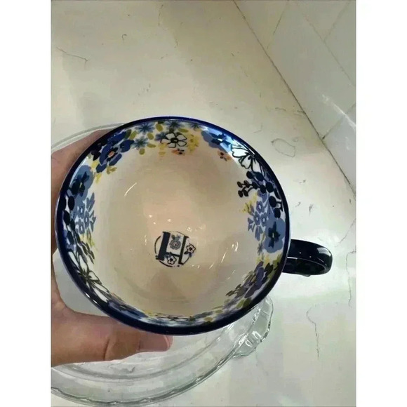 Anthropologie Tea/Coffee Flowered Monogrammed Mug ‘H’ - Picture 10 of 12